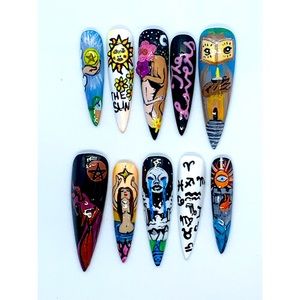 Lovers Tarot Nails 💕 🔮